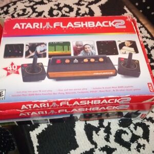 Atari Flashback 2 Classic Game Console - Black and Orange